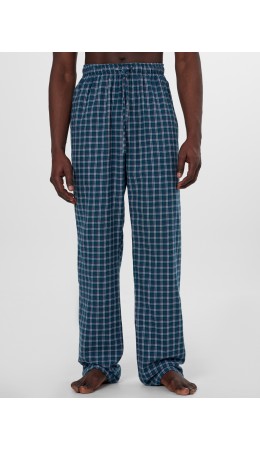 Брюки сине -зеленая клетка