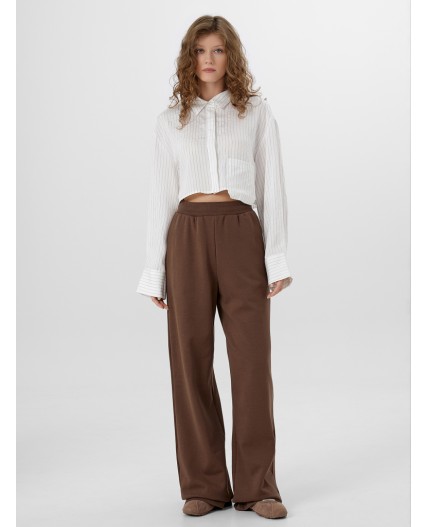 Брюки ореховый