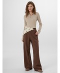 Брюки ореховый