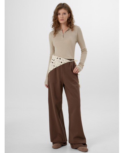 Брюки ореховый