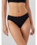 Трусы бантики на черном