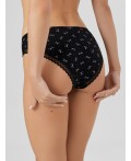 Трусы бантики на черном