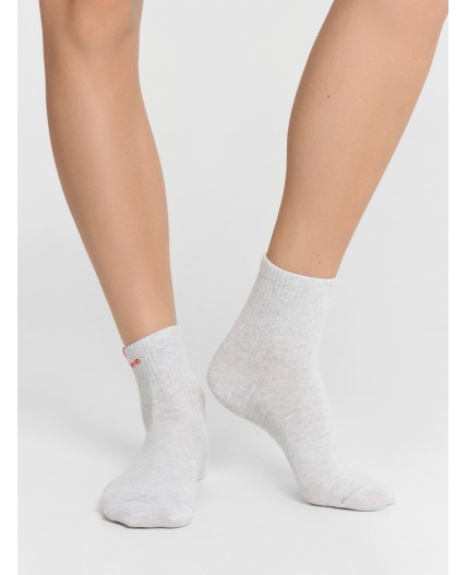 Носки св.серый меланж