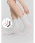 Носки белый /зефирный /сер.меланж/