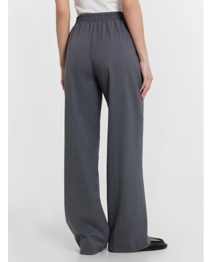 Брюки т.серый меланж