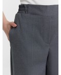 Брюки т.серый меланж