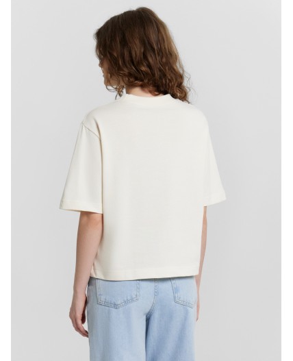 Футболка молочный +печать3