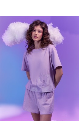 Комплект лаванда +созвездия на лиловам