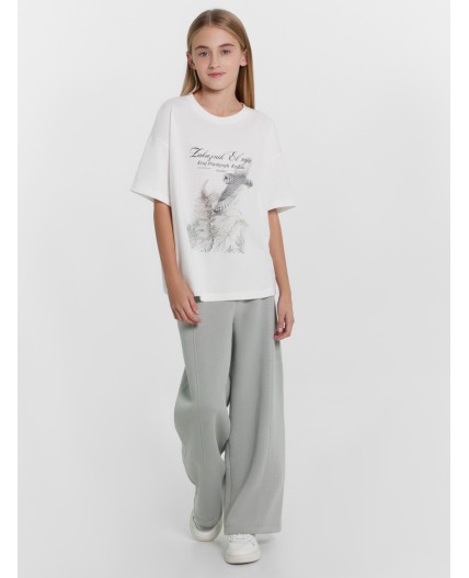 Футболка белый +печать2