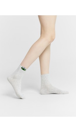 Носки св.серый меланж