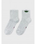 Носки св.серый меланж