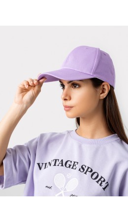 Бейсболка лаванда
