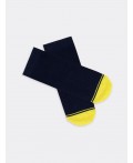 Носки т.синий /лимонный