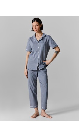 Комплект цветы на сизом