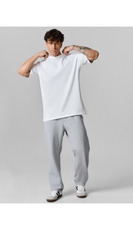 Брюки средне -серый меланж