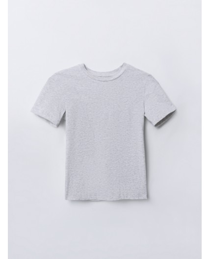 Джемпер серый меланж 4306-А