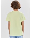 Футболка лаймовый сорбет +печать