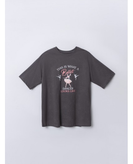 Комплект потертость на сером +печать