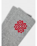 Носки серый меланж