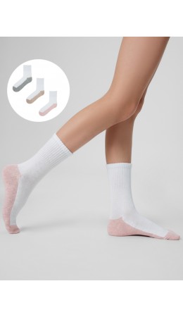 Носки белый /роз.мел /беж.мел /сер.мел./