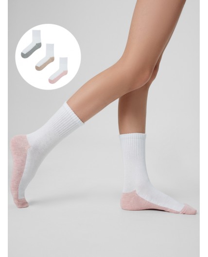 Носки белый /роз.мел /беж.мел /сер.мел./