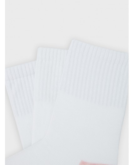 Носки белый /роз.мел /беж.мел /сер.мел./