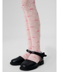 Колготки розовый меланж