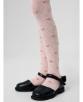 Колготки розовый меланж