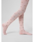 Колготки розовый меланж