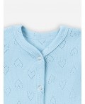 Комбинезон сердечки на голубом