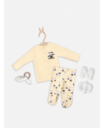 Комплект абрикосовый щербет +барашки на абрикосовом