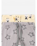 Ползунки барашки на абрикосовом +звездочки на сером