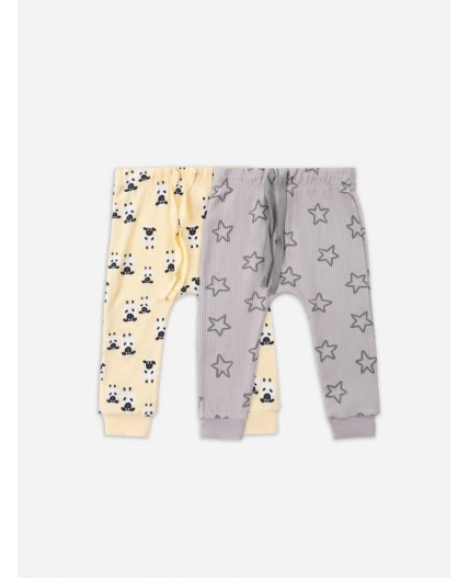 Ползунки барашки на абрикосовом +звездочки на сером