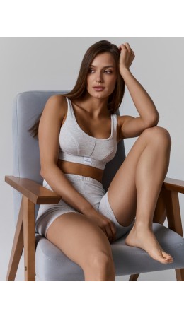 Бюстье серый меланж 4306-А-3
