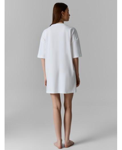 Туника белый +печать4