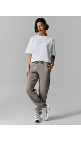 Брюки серо-бежевый