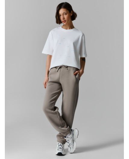 Брюки серо-бежевый