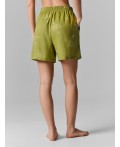 Шорты цветы на оливковом