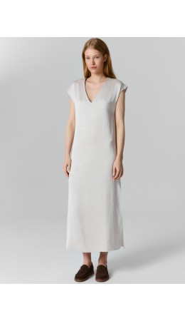 Платье темный песок