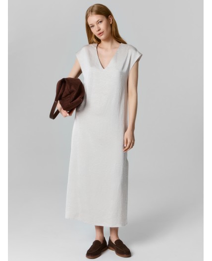 Платье темный песок