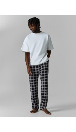 Брюки черная клетка