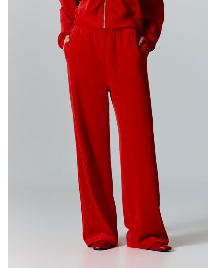 Брюки красный
