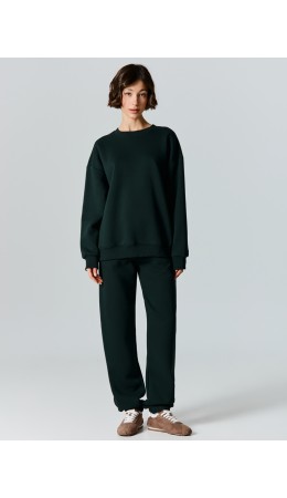 Комплект зеленый бархат