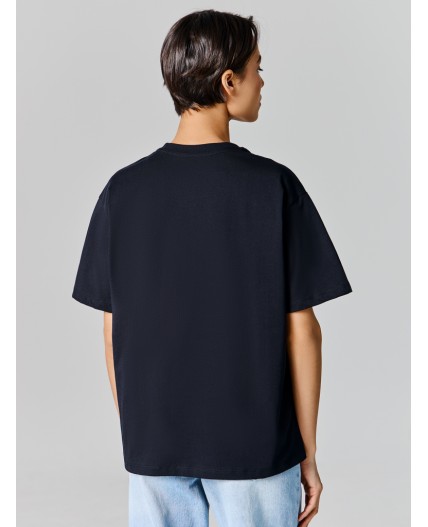 Футболка черный +печать10