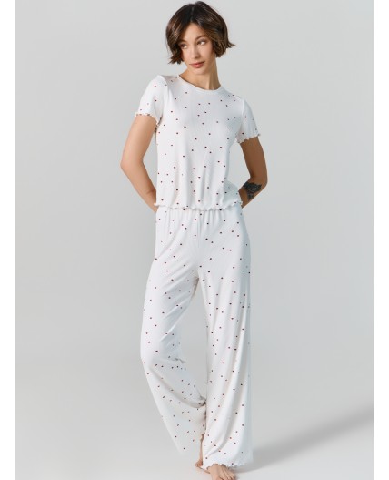 Комплект сердечки на белом