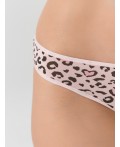 Трусы леопард на розовом