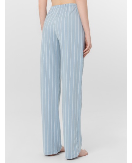 Комплект белый +полоска на голубом