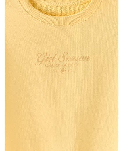 Комплект теплый желтый +печать