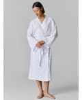 Халат сердечки на белом