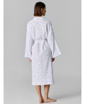Халат сердечки на белом